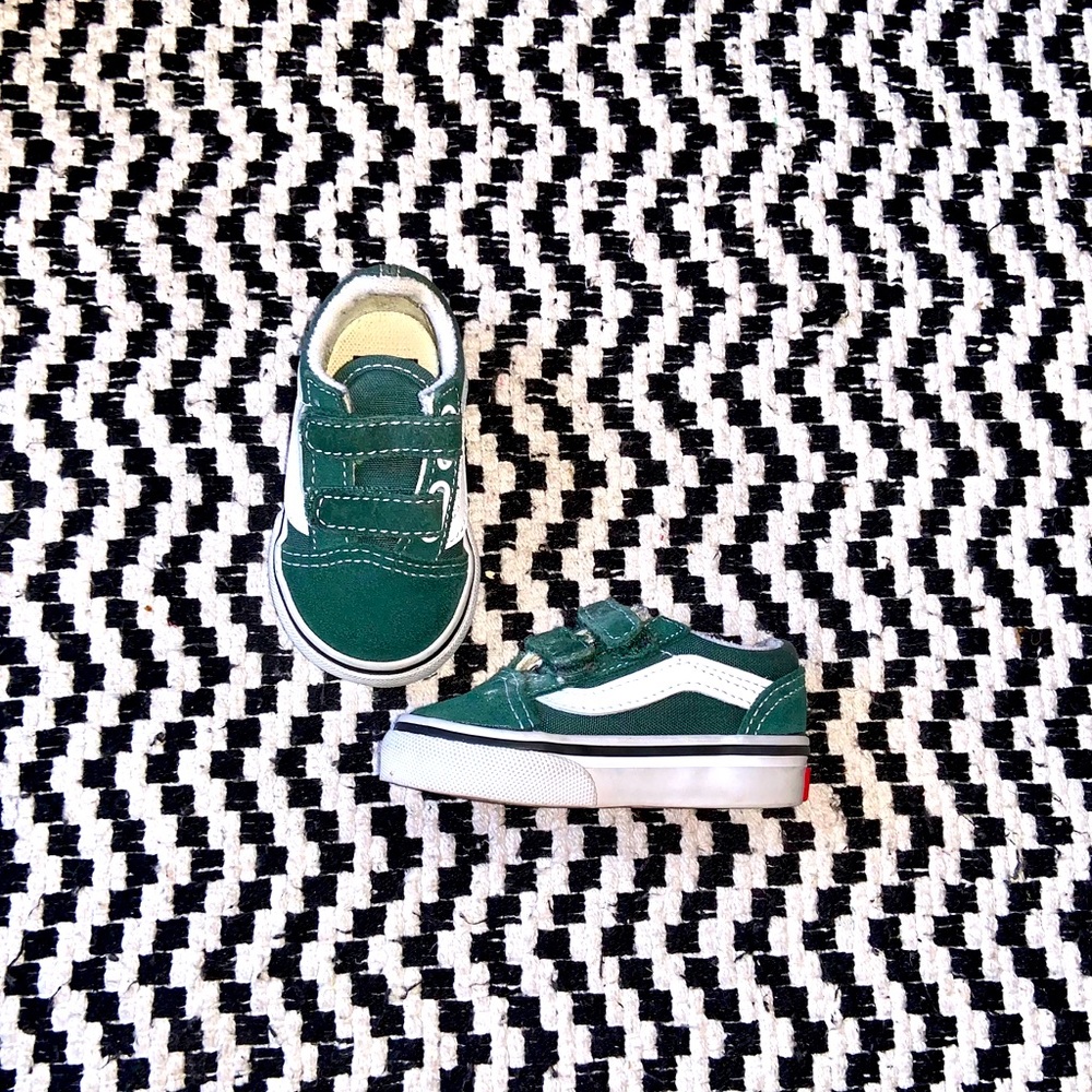 Green infant Old Skool Vans